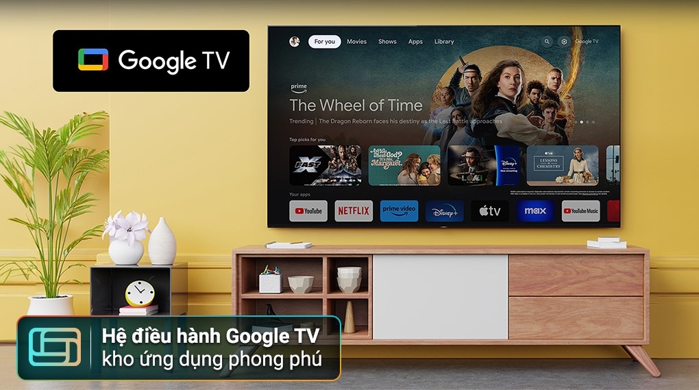 Google Tivi Mini LED Sony AI 4K 75 inch K-75XR50 - HÀNG CHÍNH HÃNG - CHỈ GIAO HCM