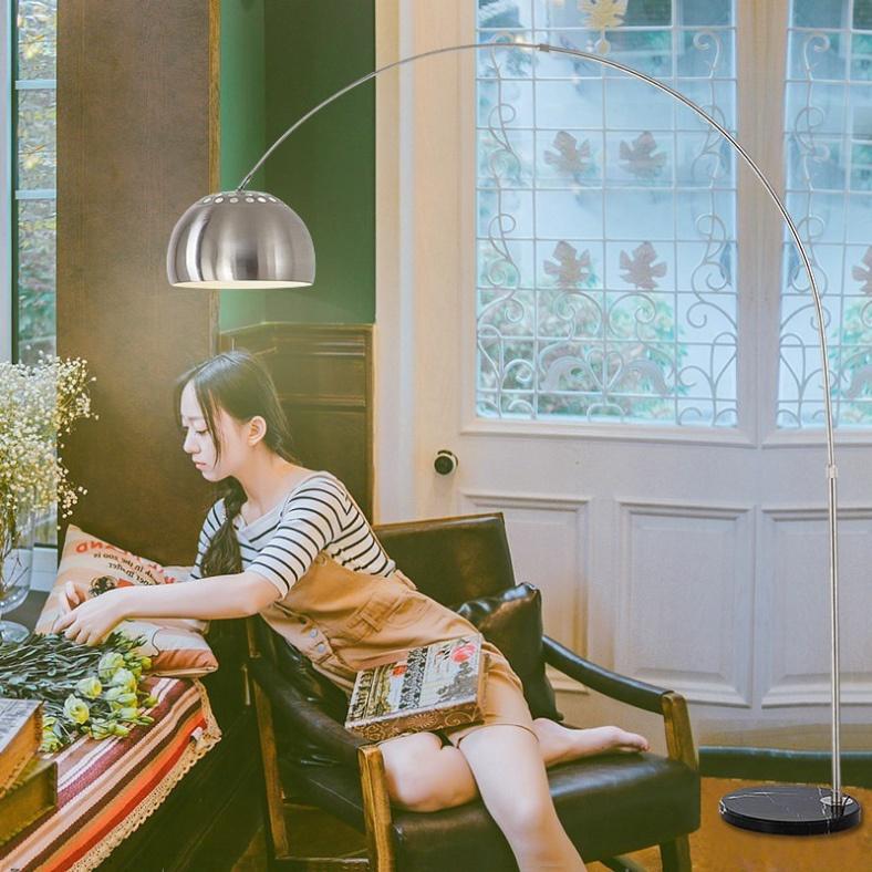 ĐÈN CÂY ĐỨNG SÀN ĐẾ ĐÁ ĐÚC , ĐÈN CÂY phòng tiếp đón khách - ĐÃ KÈM BÓN