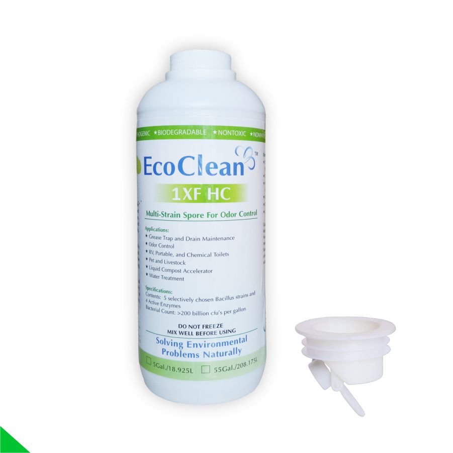 EcoClean FRESH - Vi Sinh Khử Mùi Hôi Cống, Lỗ Sàn, Đường Ống USA - Xử lý gốc rễ mùi hôi, an toàn tuyệt đối - Chai 1L