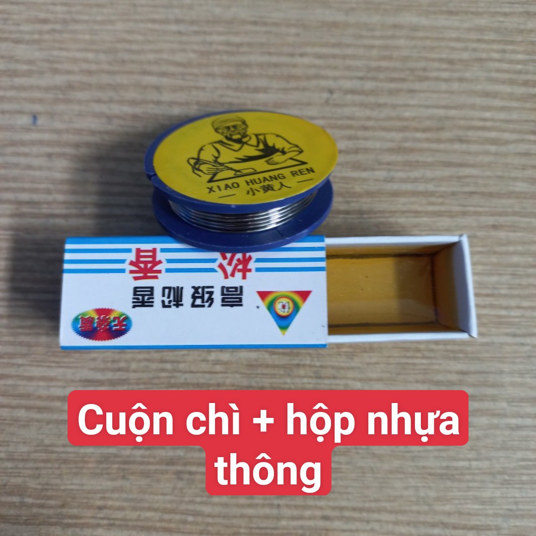 COMBO HỘP NHỰA THÔNG VÀ 1 CUỘN CHÌ HÀN NHỎ
