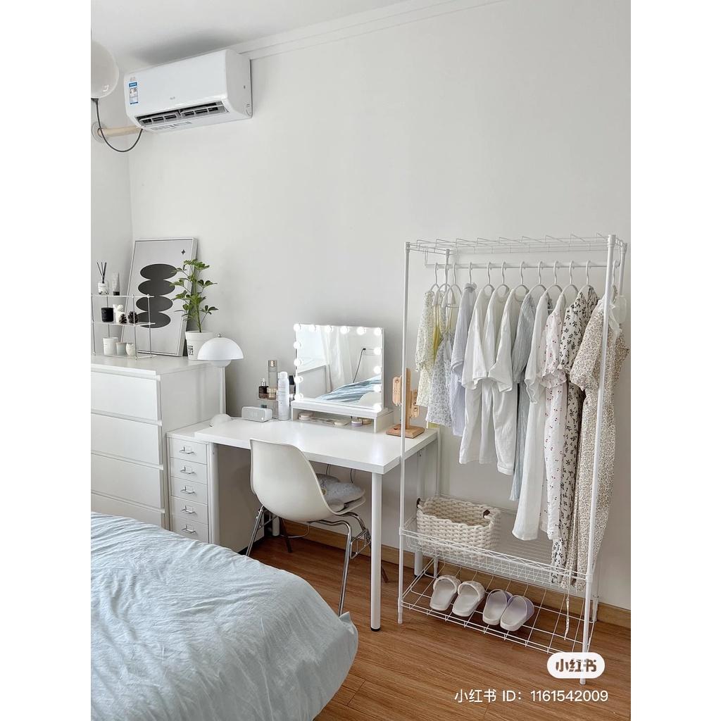 Combo NTP01 Bàn Trang Điểm Có Gương Cảm Ứng Ba Chế Độ Theo Phong Cách Tối Giản