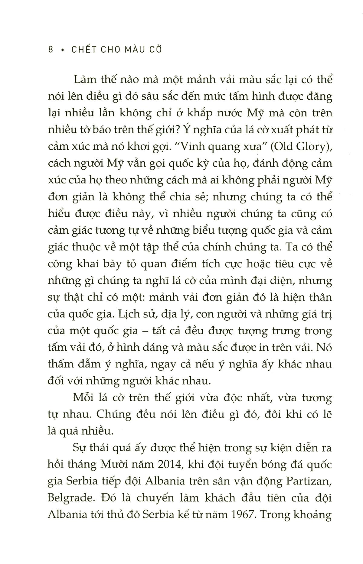 Chết Cho Màu Cờ - Quyền Lực Và Chính Trị Của Những Lá Cờ - Bìa Cứng