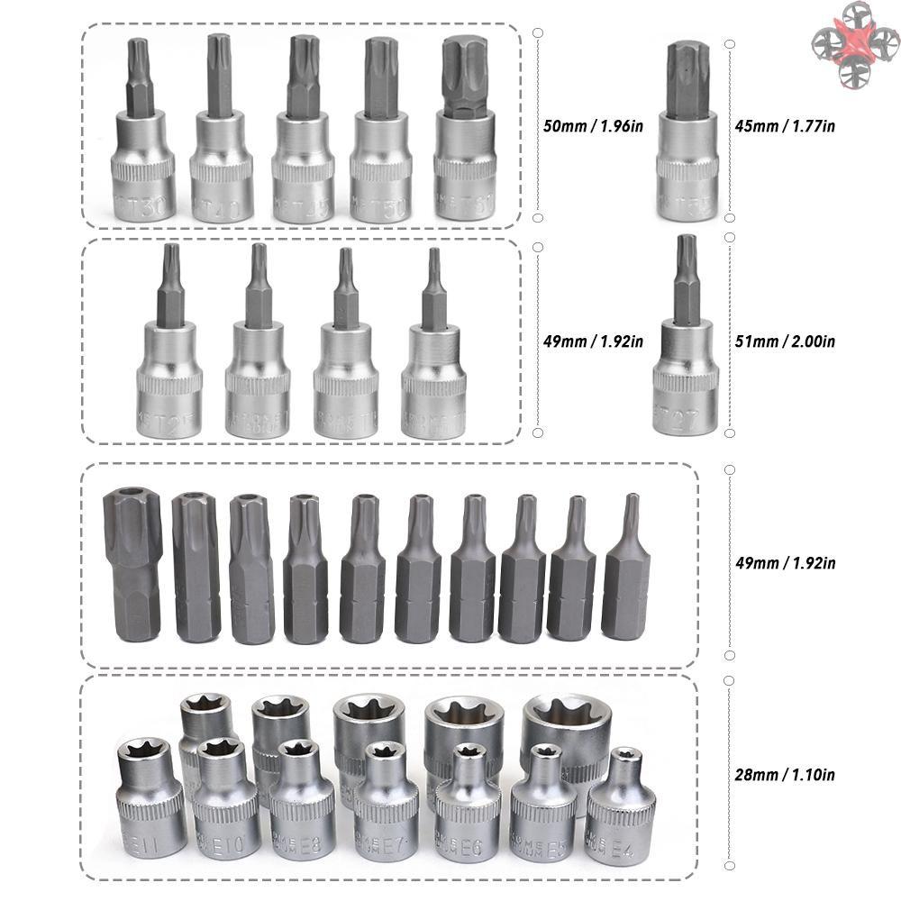 Set 34 Đầu Cờ Lê Sửa Chữa Đa Năng Chất Lượng Cao