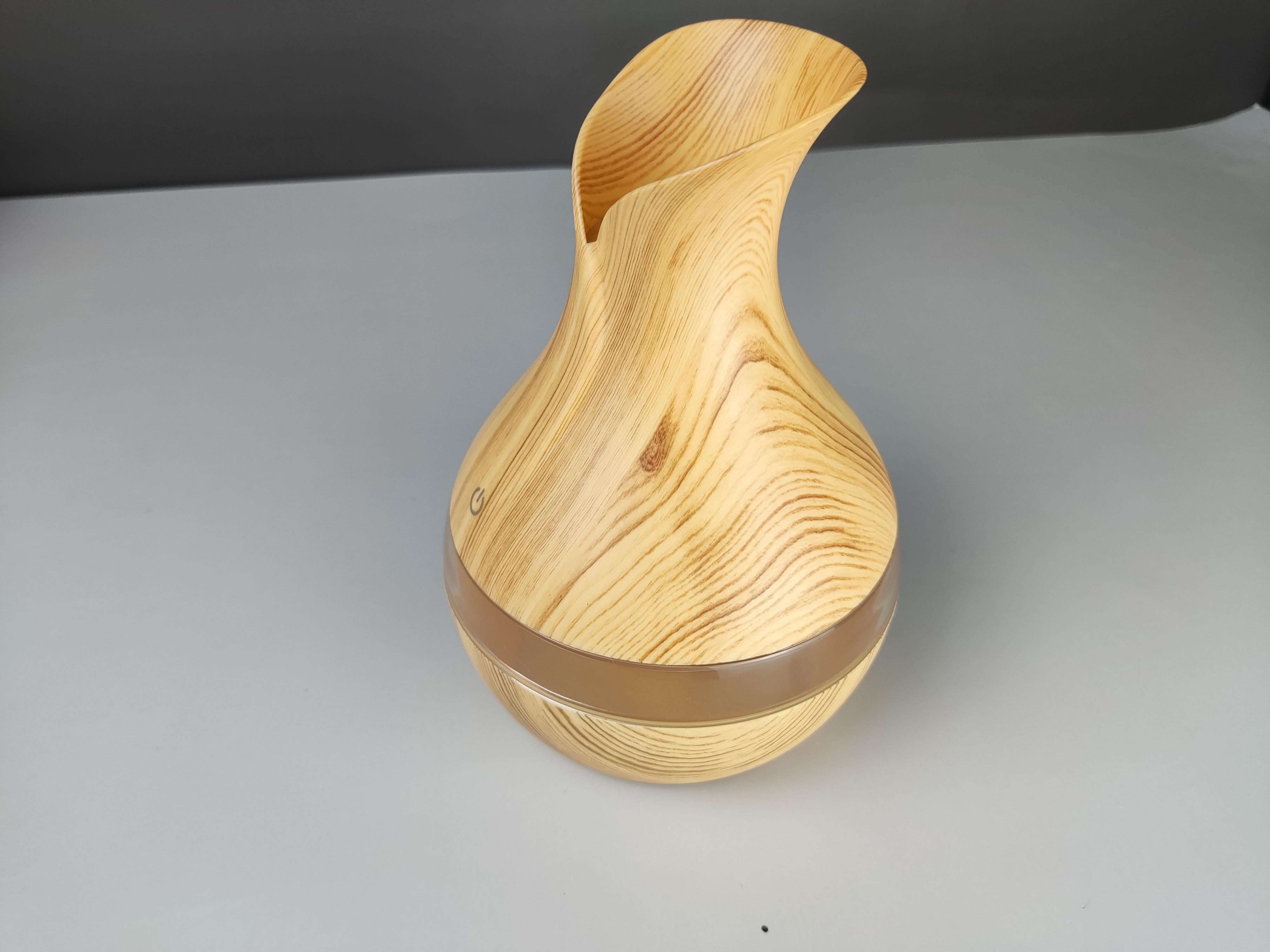 300Ml USB Điện Máy Khuếch Tán Tinh Dầu Siêu Âm Thanh Máy Tạo Độ Ẩm Không Khí Hạt Gỗ Đèn LED Hương Thơm Khuếch Tán Cho Gia Đình