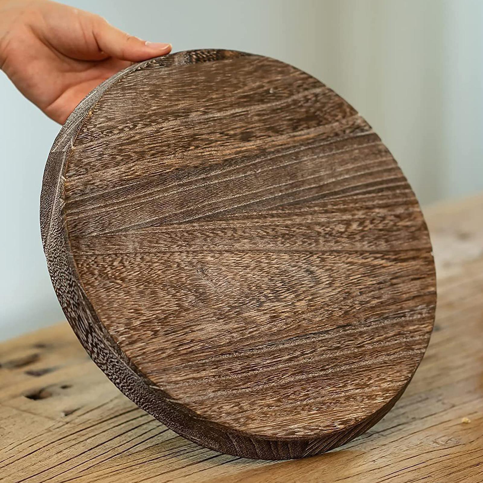 Wooden Serving Tray Serving Dishes Decor Bread Tray for Cake Snack Sandwich