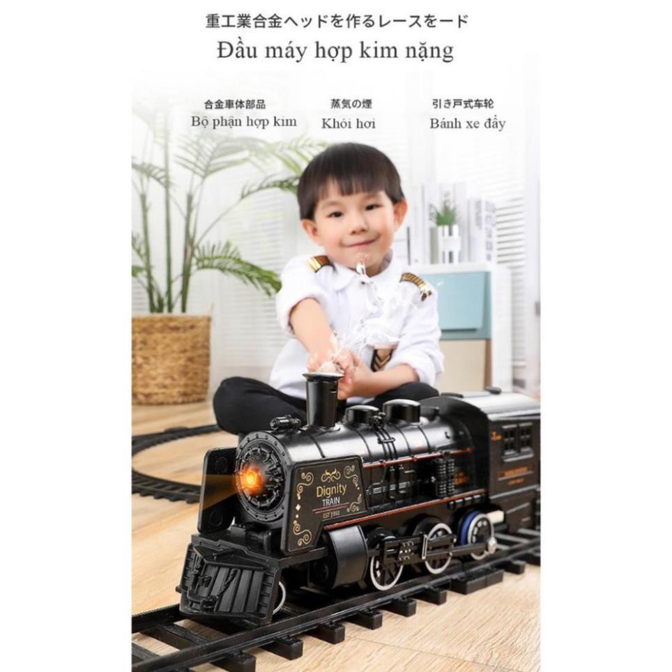 Bộ đồ chơi tàu hỏa,Hiệu ứng ánh sáng và âm thanh,Hơi nước và khói,Khắc cổ điển,Mô phỏng cảnh