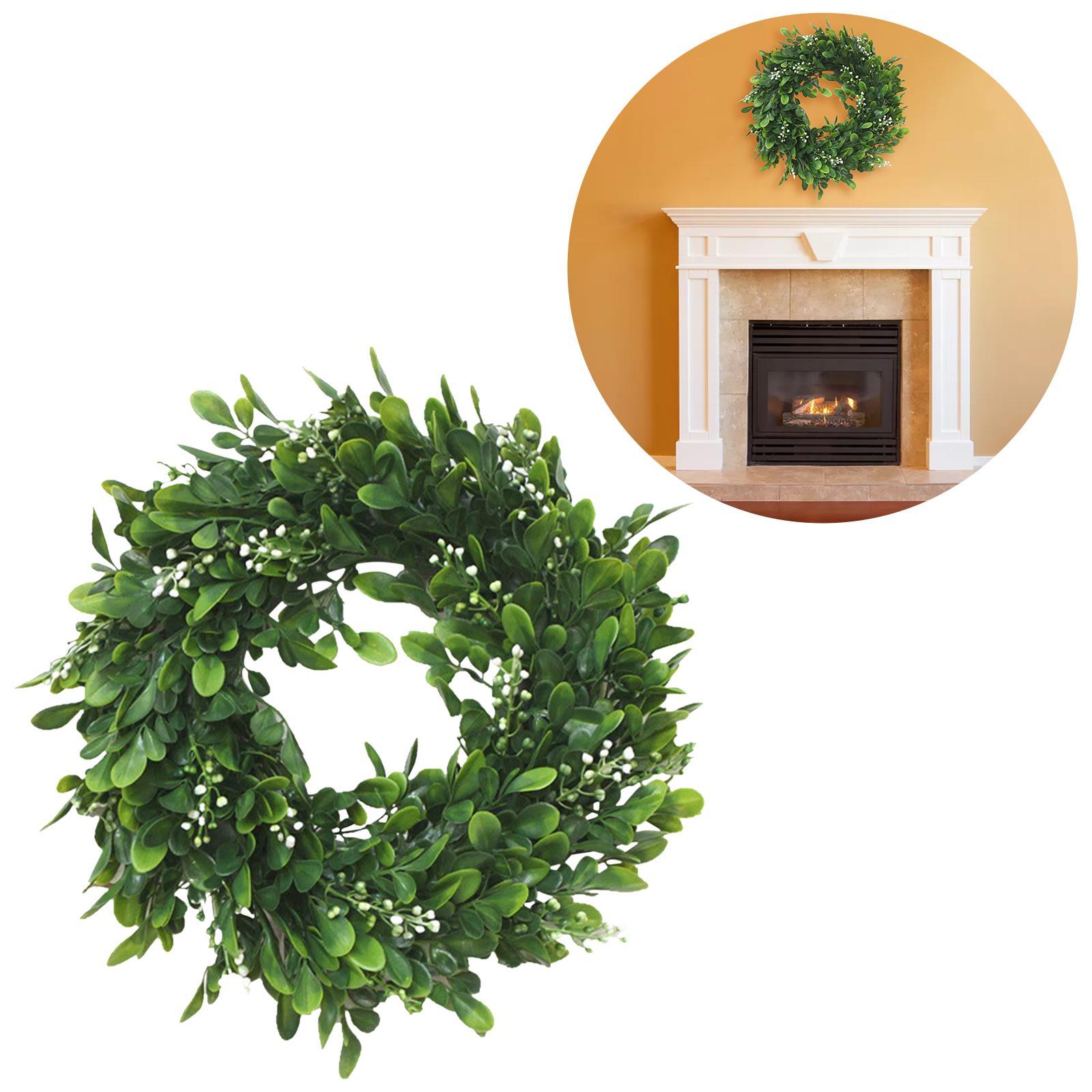 Artificial Garland Green Plant Door Wreath for Home Decor