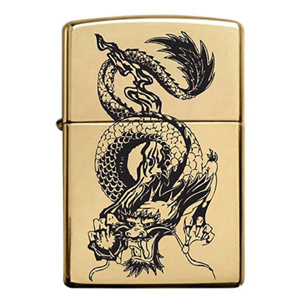 Bật Lửa Zippo 254b Khắc Axit Rồng 60 - 254b.R60