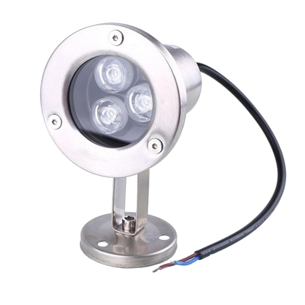 3W LED Flood Light Outdoor Underwater Spot Light Pond Lamp Warm White