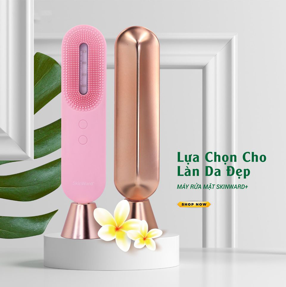 Máy Rửa Mặt Với Công Nghệ Rung T-Sonic Skinward+ - Chuyên Biệt Cho Từng Loại Da - Hàng Chính Hãng.