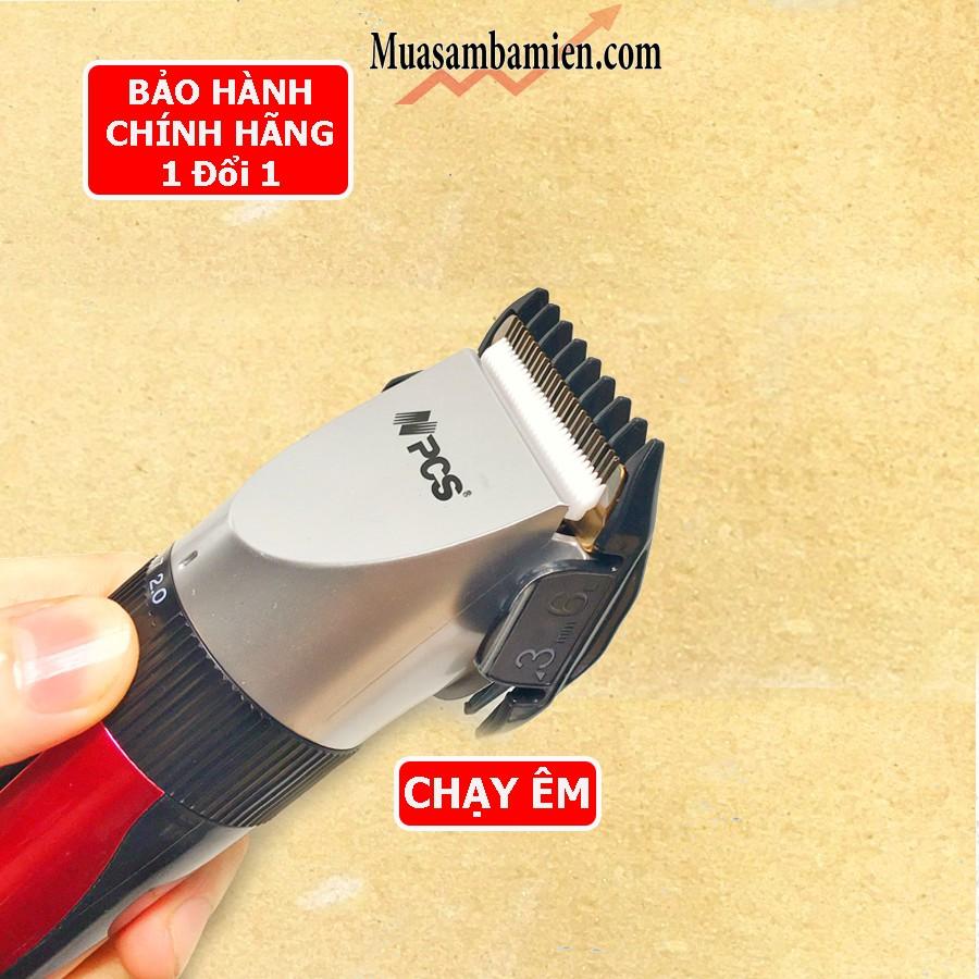 Tông đơ cắt tóc Trẻ Em, Người lớn Siêu Êm 2 Pin kèm 4 cữ cắt siêu bền Lưỡi CERAMIC CS02