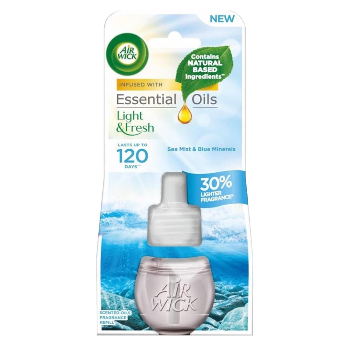 Chai tinh dầu cắm điện Air Wick Refill AWK3165 Sea Mist & Blue Minerals 19ml , sử dụng điện 220V