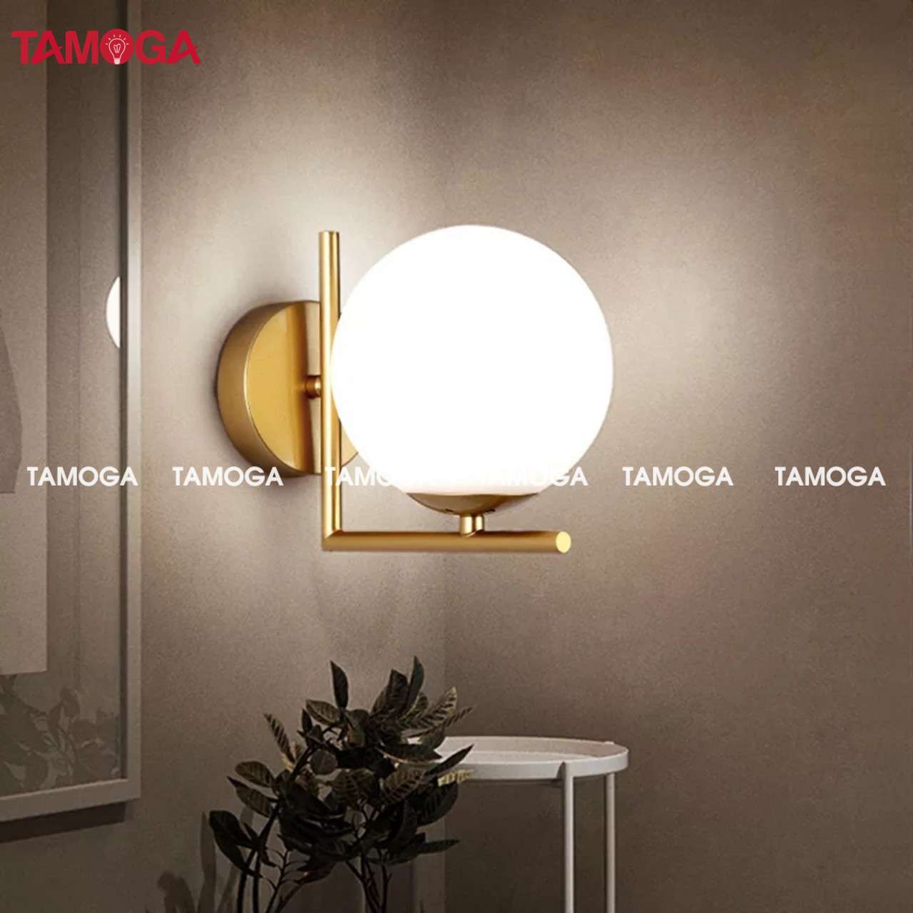 Đèn treo tường phòng ngủ trang trí TAMOGA PHAZY 6868 + Tặng kèm bóng led AS Vàng