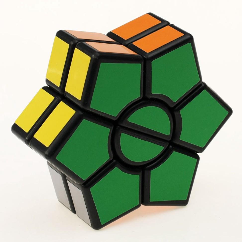 Rubik Biến Thể 6 cánh hoa DianSheng 2-Layer Super Square-1 Star Viền Đen