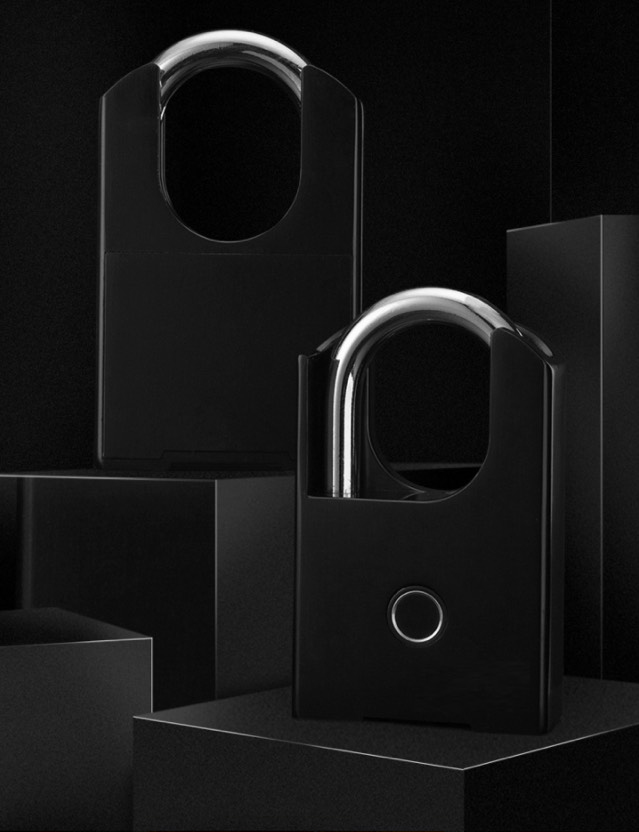 Ổ Khóa Bấm Vân Tay Chống Cắt Chống Nước Kèm Chìa Bluetooth Điều Khiển Trên Ứng Dụng  Tuya BDLP80
