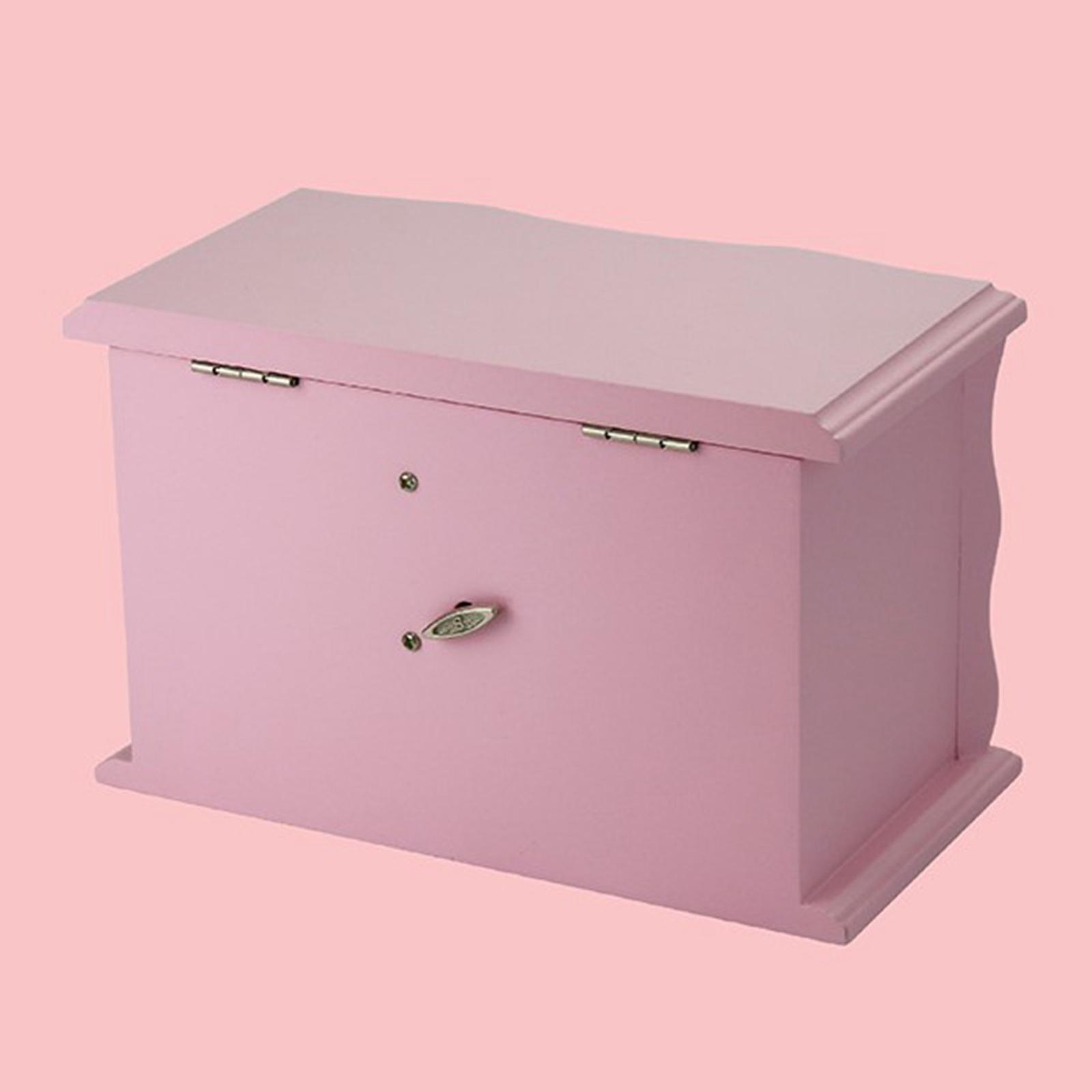 Wind-Up Music Jewelry Box Storage Organizer Case Holder Decorative Wedding