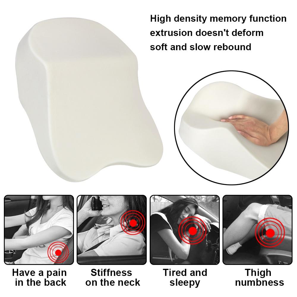 Giá đỡ cổ bằng mút hoạt tính 3D có thể điều chỉnh gắn ghế ngồi xe hơi