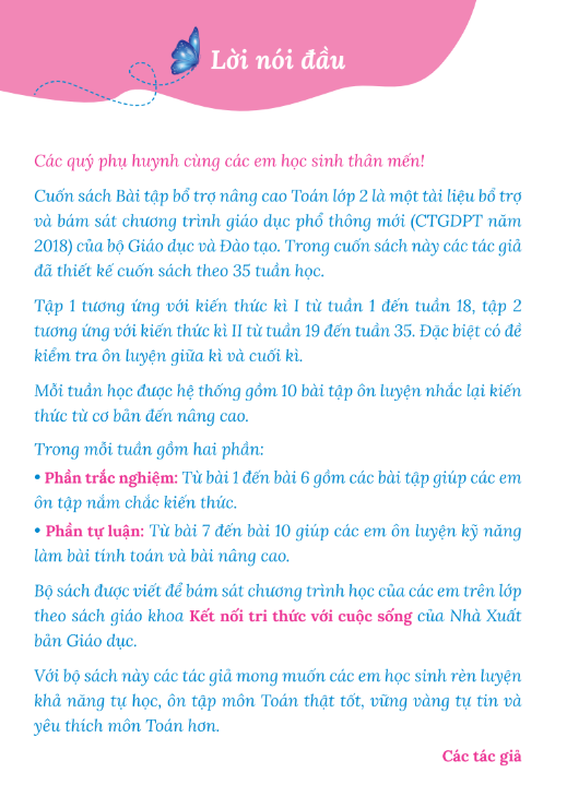 Sách - Bài Tập Bổ Trợ Nâng Cao Toán Lớp 2 – Tập 1