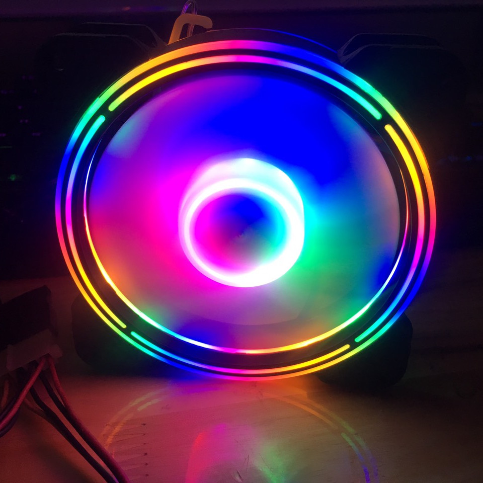 Quạt tản nhiệt, Fan Case Led RGB Coolmoon V5 - Hàng Chính Hãng