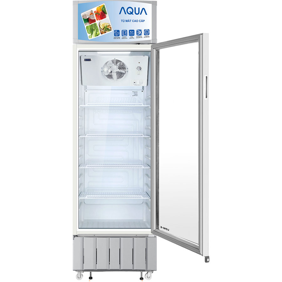 Tủ Mát Aqua AQS-F368S (300L) - Hàng Chính Hãng - Chỉ Giao tại HCM