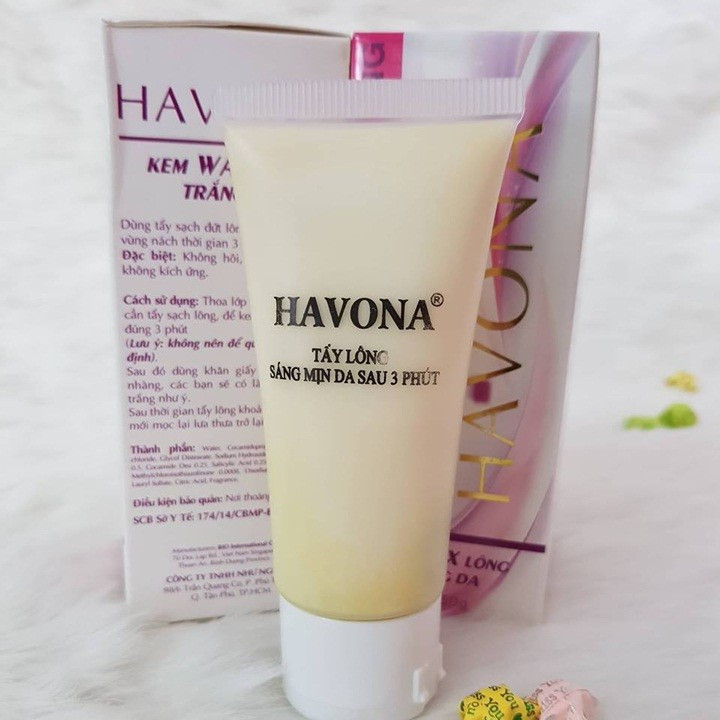 KEM TẨY WAX LÔNG TRẮNG DA HAVONA 1