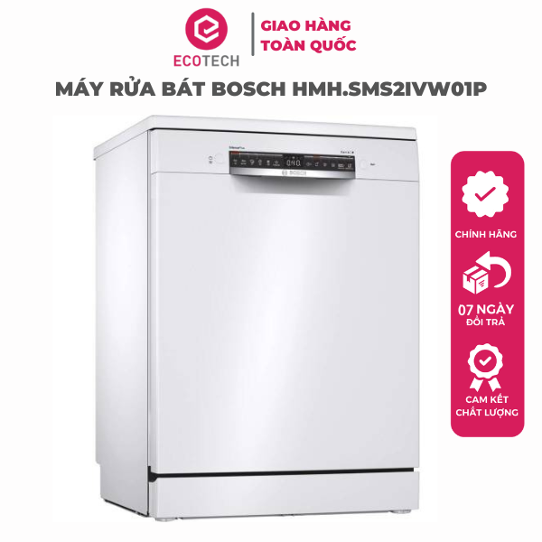 Máy Rửa Chén Bát 12 Bộ Châu Âu BOSCH HMH.SMS2IVW01P - Hàng Chính Hãng