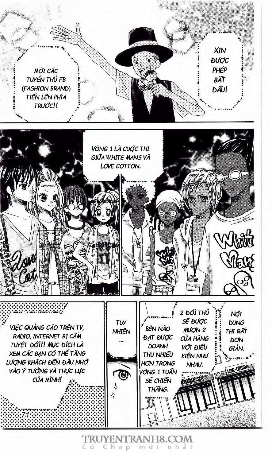 tiệm thời trang, love cotton chapter 21 12