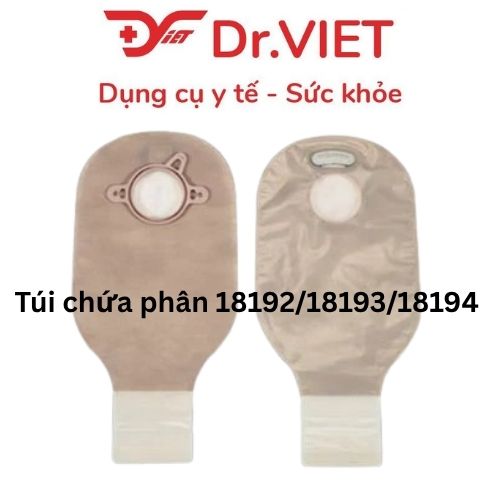 Túi chứa phân 2 mảnh Hollister khóa cuốn có lọc khí số lượng 1 cái