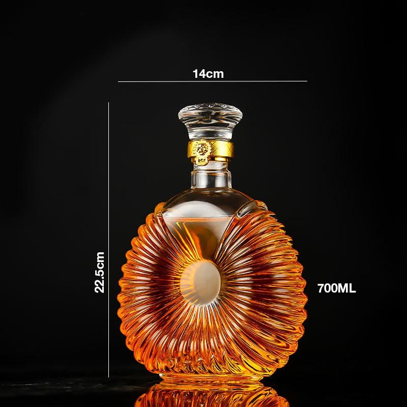 Bình đựng rượu thủy tinh cao cấp Bình ngâm rượu XO 700ml sang trọng