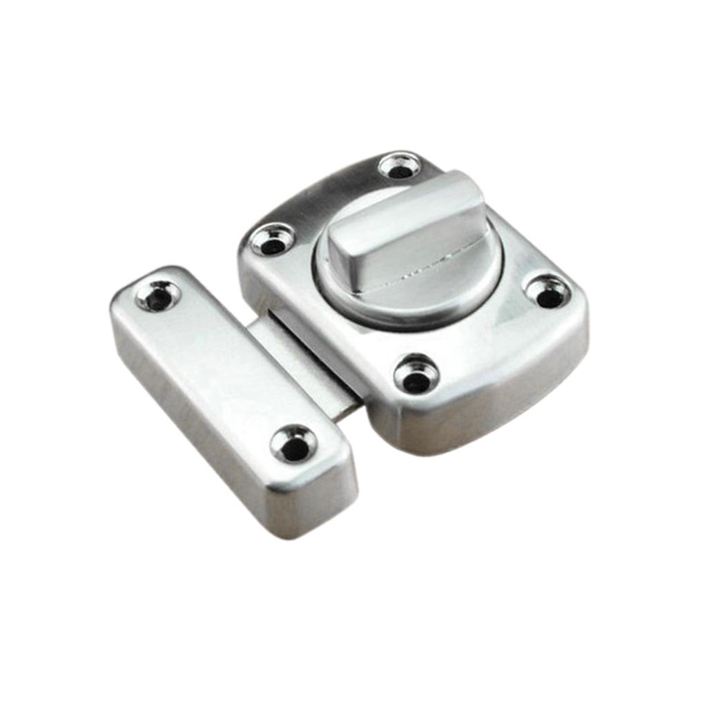 BATHROOM TOILET DOOR LOCK Cabinet Cupboard Turn Bolt Privacy Catch Latch 3 Color