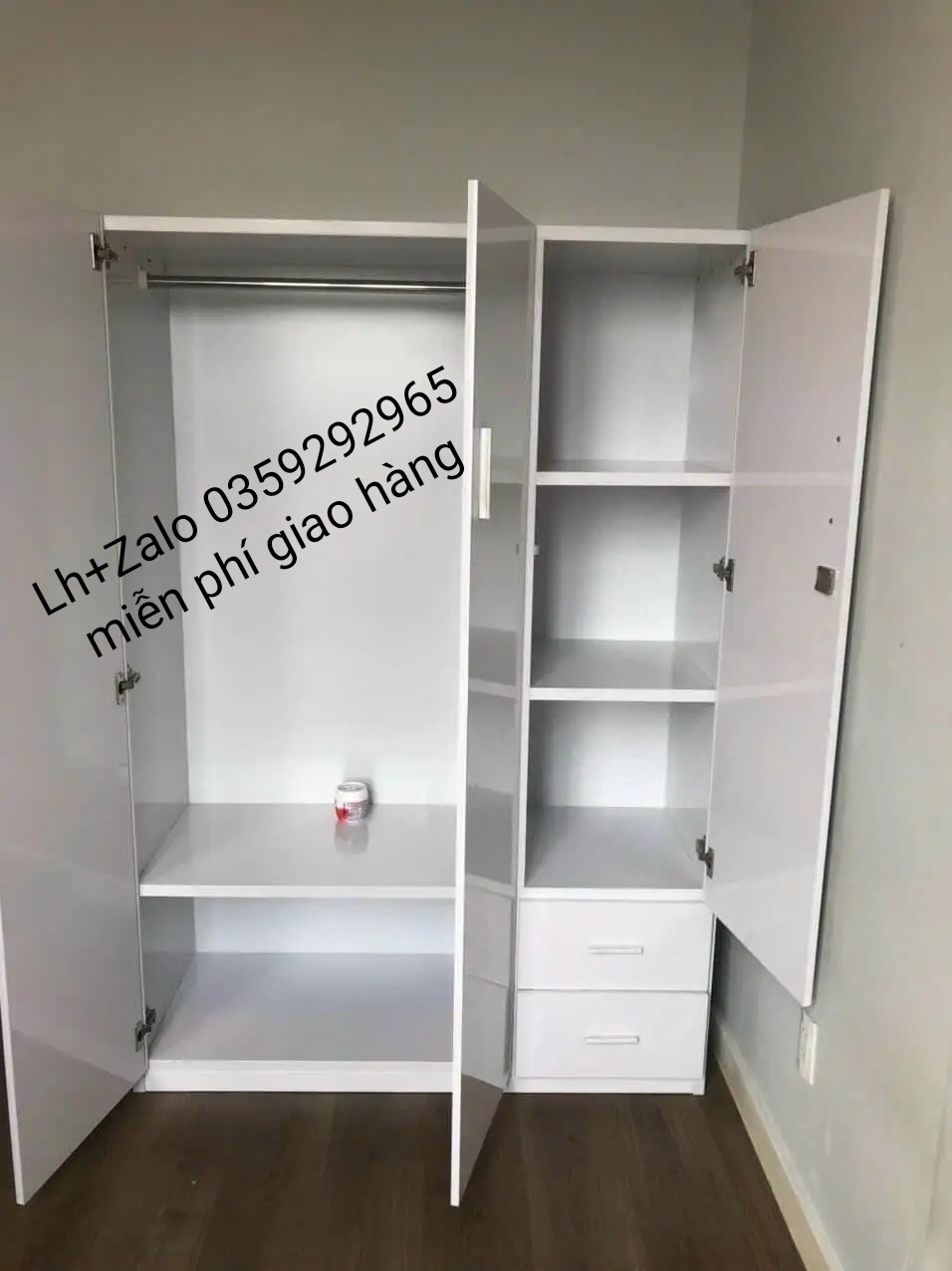 Tủ nhựa đài Loan 3 cánh
