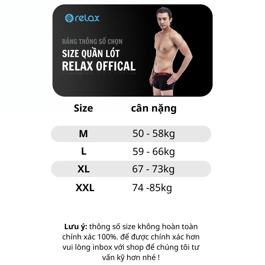 quần lót nam relax cotton cao cấp chính hãng, quần sịp nam relax underwear rltk23