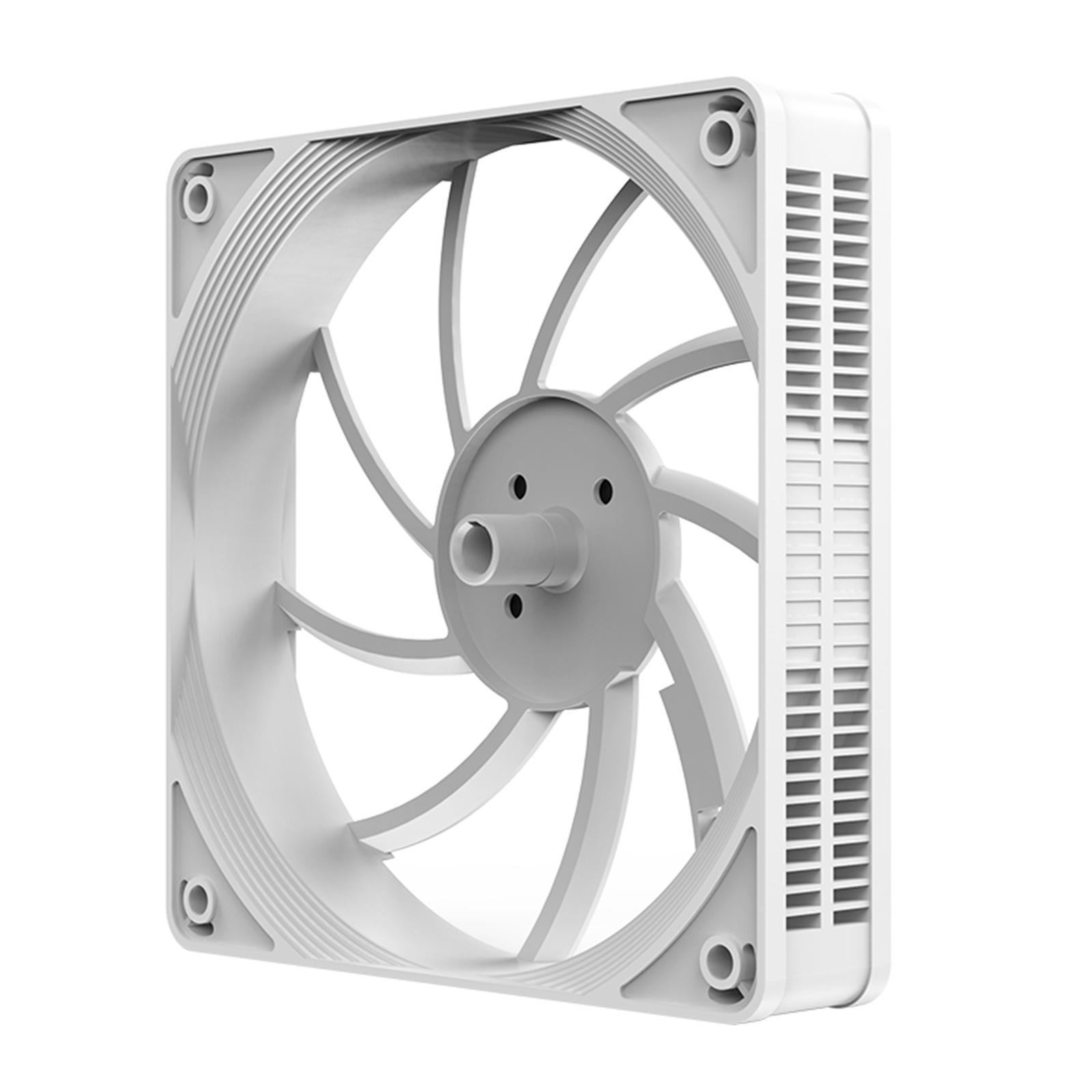 3x 120mm Case Cooling Fan, 1200RPM RGB LED Lighting Computer Case Fans Professional Silent Liquid Radiator Heatsink, 12V DC PC Cooling 3Pin