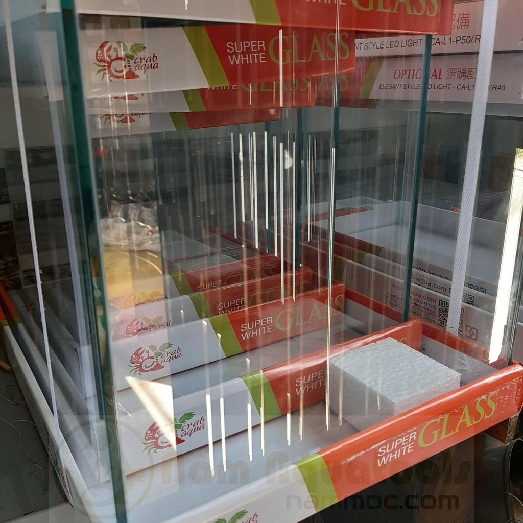 Hồ Cubic 20, 25, 30 - Siêu Trong, dấu keo mài vi tính - Hồ cá thuỷ sinh