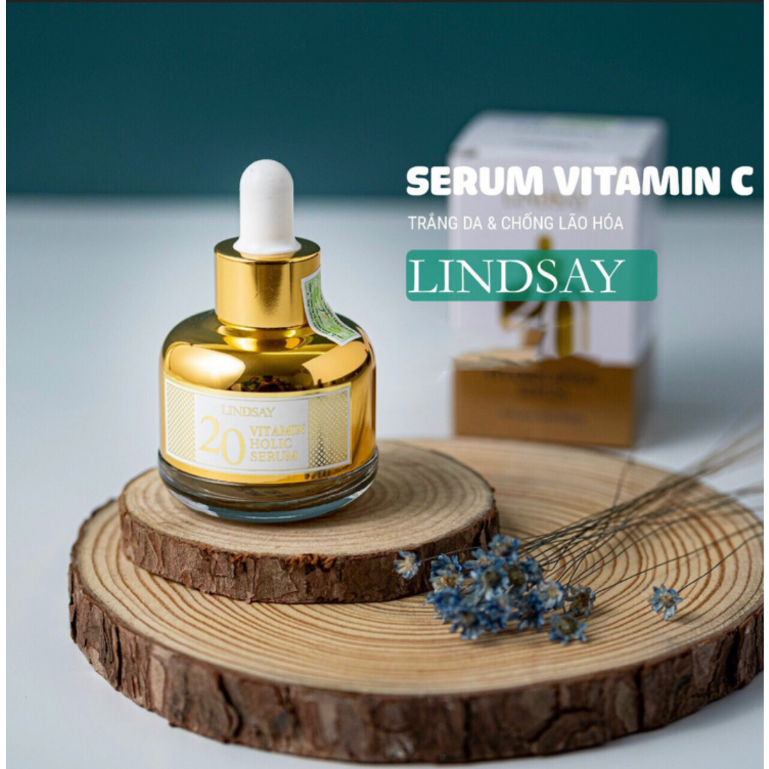 Bộ Serum Vitamin C làm trắng &chống lão hóa - LINDSAY VITAMIN HOLIC 20 SERUM