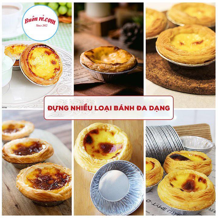 Đế bánh tart trứng - Khuôn giấy bạc làm bánh tart trứng 01459