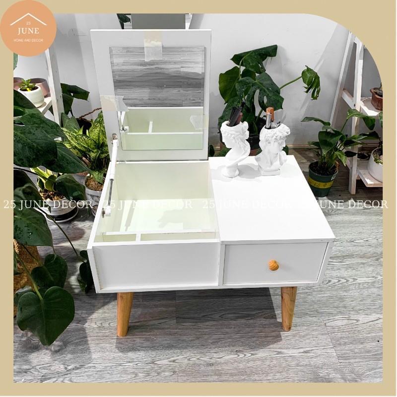 Bàn Trang Điểm Bàn Phấn Có Gương Gỗ MDF Cao Cấp Chịu Lực Cao _ Giá tốt, Uy Tín tại Shop Linh Giang