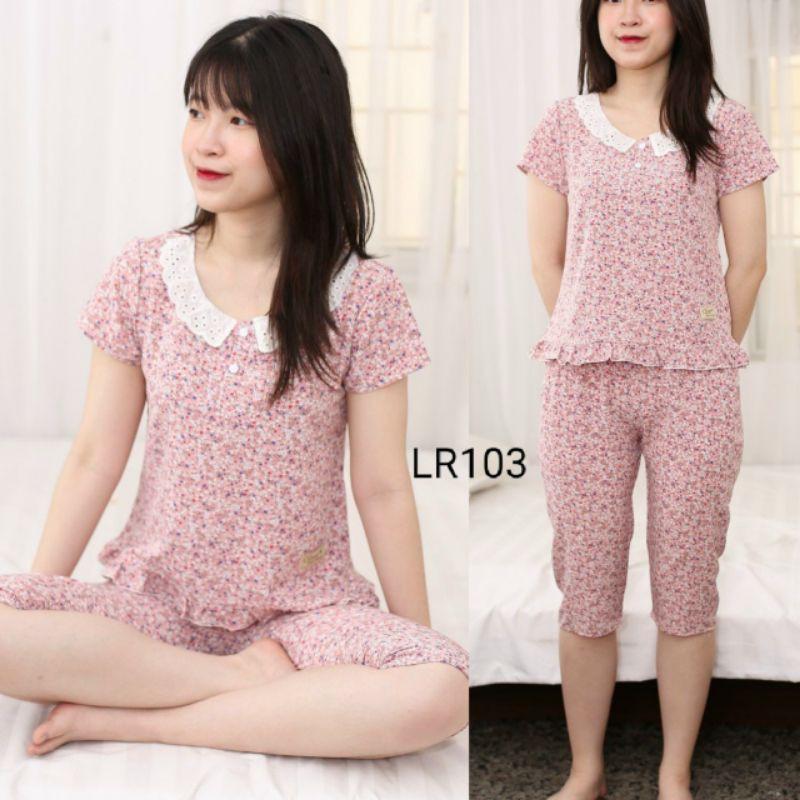 Quần áo mặc nhà, sau sinh cổ sen đẹp rẻ