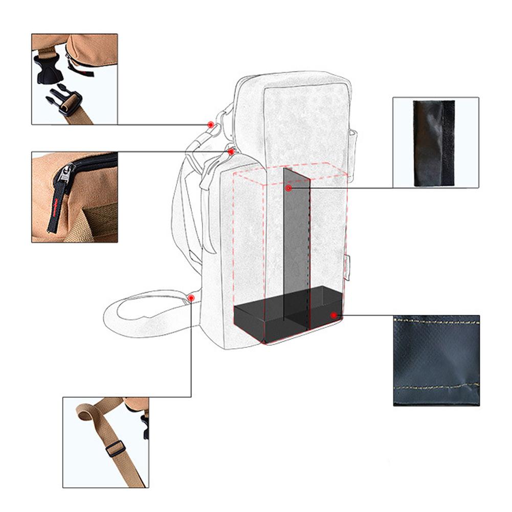 Bao đựng đồ dụng cụ sửa chữa Sundick vải canvas dành cho đi cắm trại, picnic