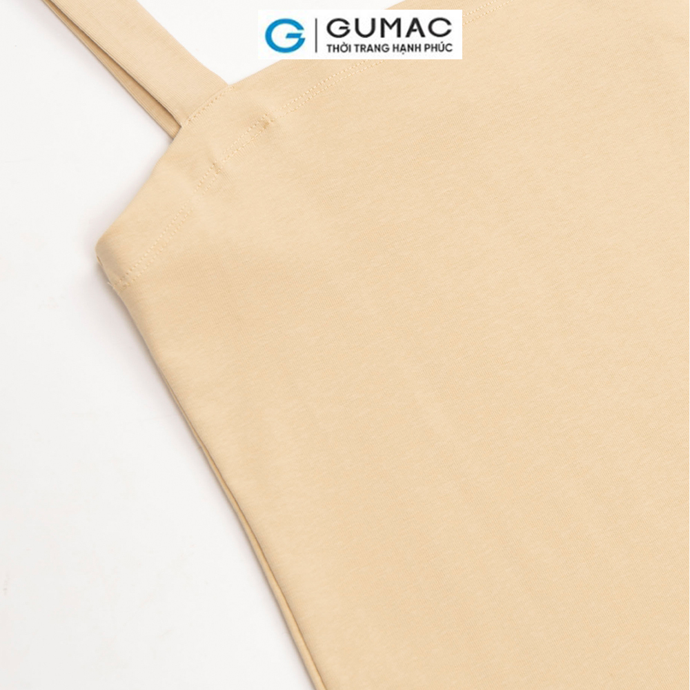 Áo thun nữ GUMAC ATC08046 tanktop 2 dây trẻ trung năng động