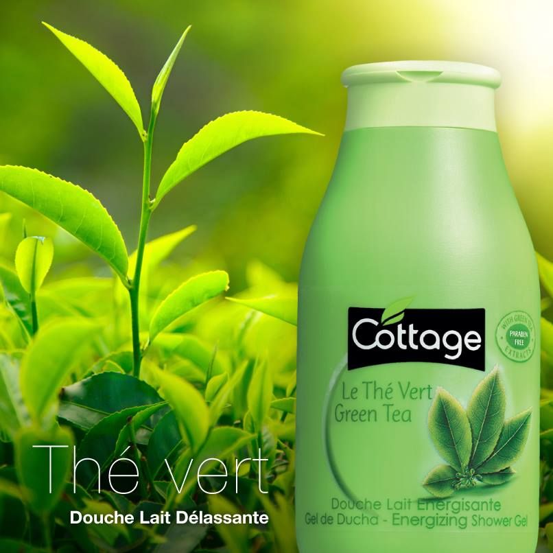 Sữa tắm COTTAGE Le The Vert Green Tea (Hương Trà Xanh) 750ml