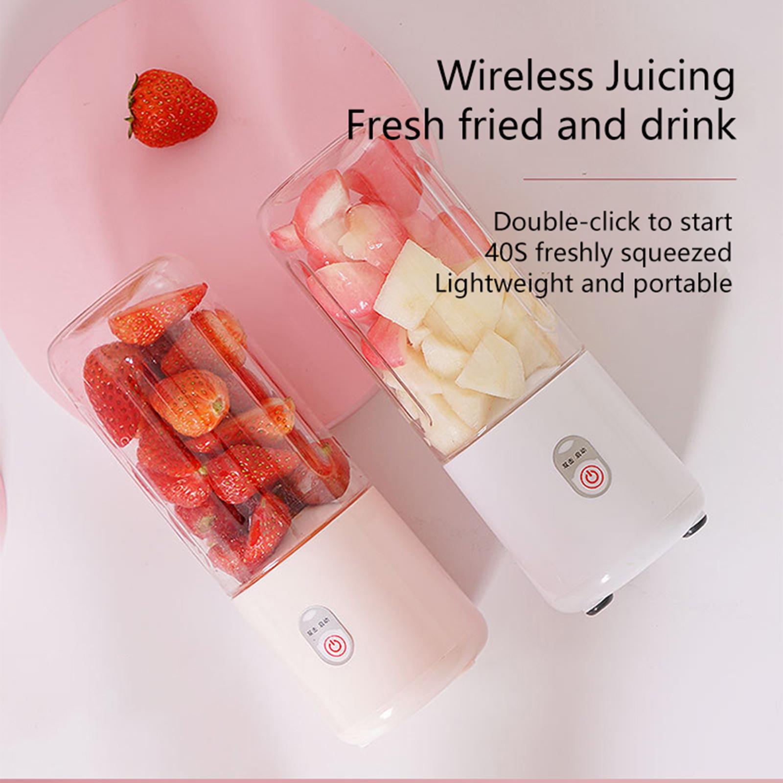 Portable Blender USB Juicer Cup Fruit Mixing Rechargeable for Travel