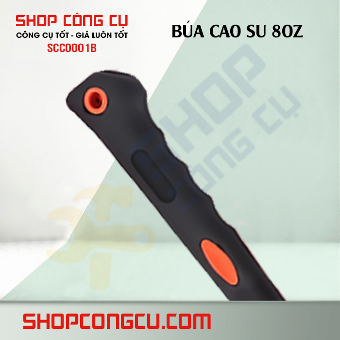 Búa cao su cán nhựa 8oz SCC0001B