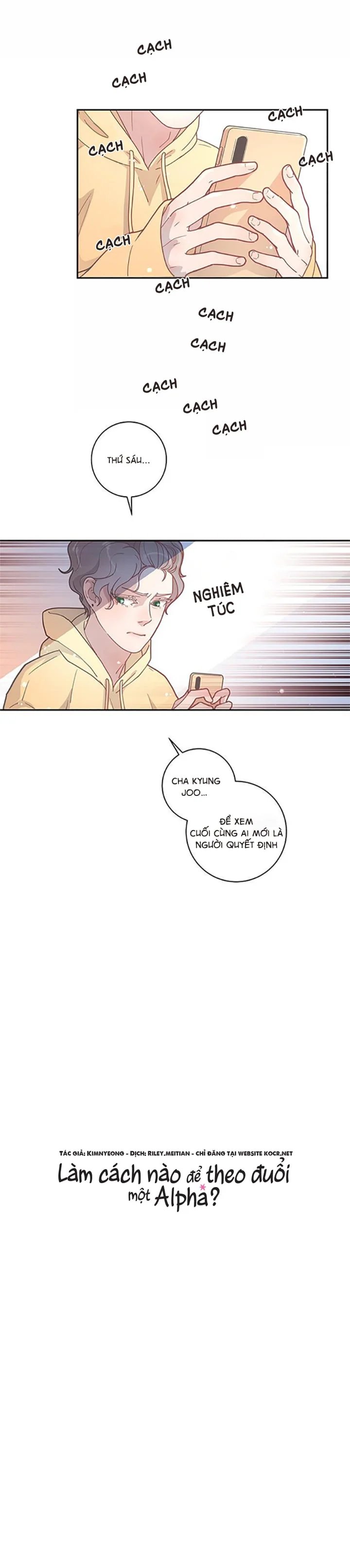 làm cách nào để theo đuổi một alpha? chapter 11 7