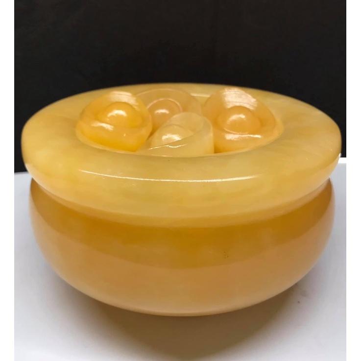 Bát Vàng, Bát Tụ Bảo Đá Ngọc Hoàng Long - đường kính 12cm