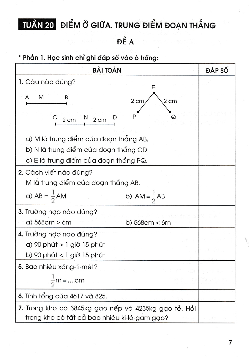 Vở Ôn Luyện Cuối Tuần Toán 3 Tập 2 _HA