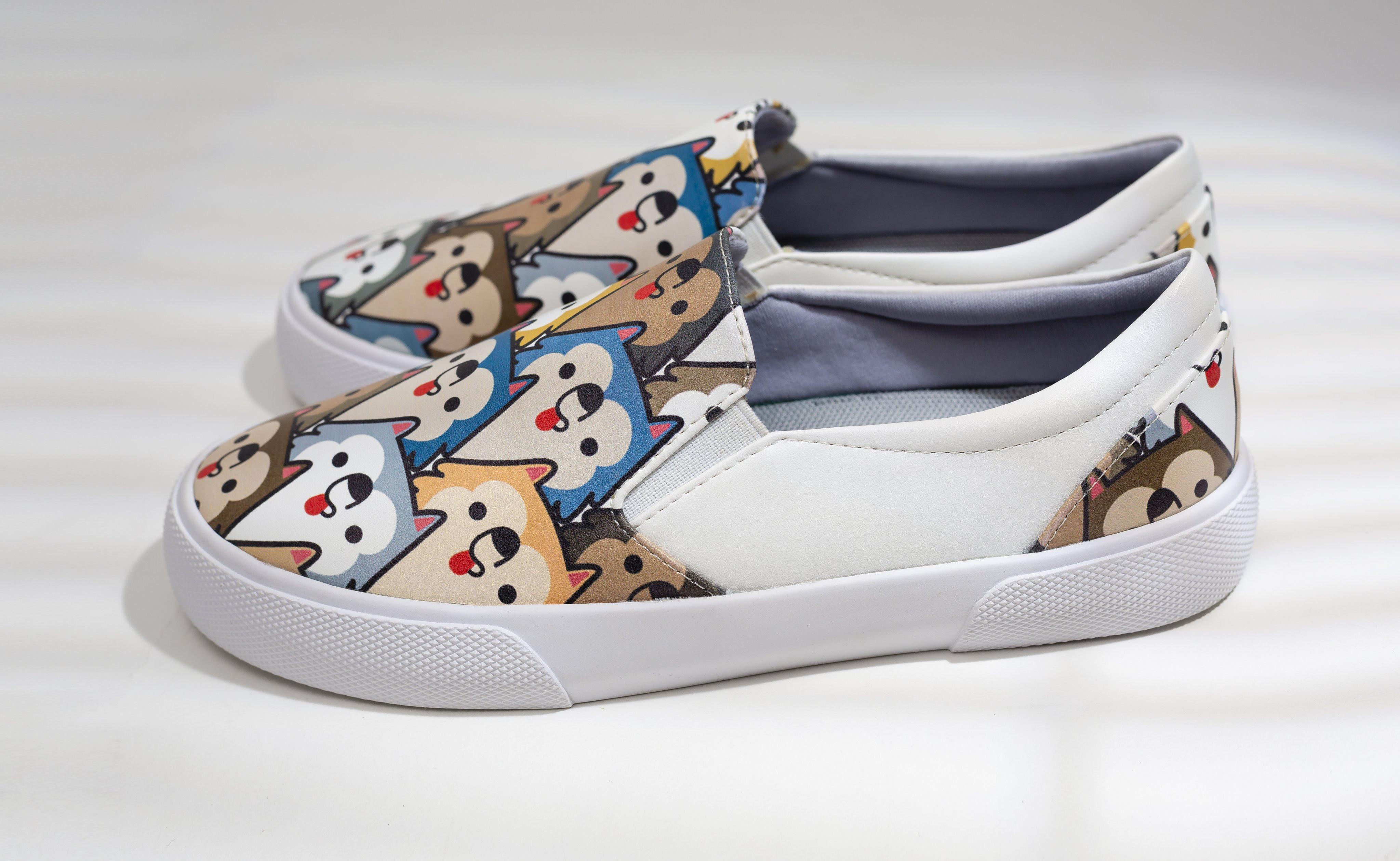 Giày Sneaker Unisex Thời Trang Slip-on Husky