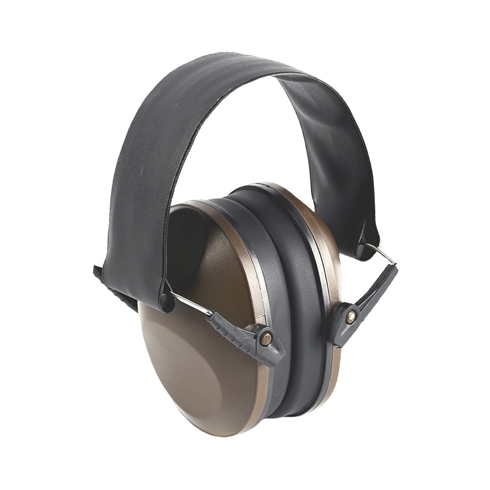 Ear Protection Ear Muffs, Noise Cancelling, Folding Padded Head Band, Lightweight Ear Defenders for Airplane Construction Men Women