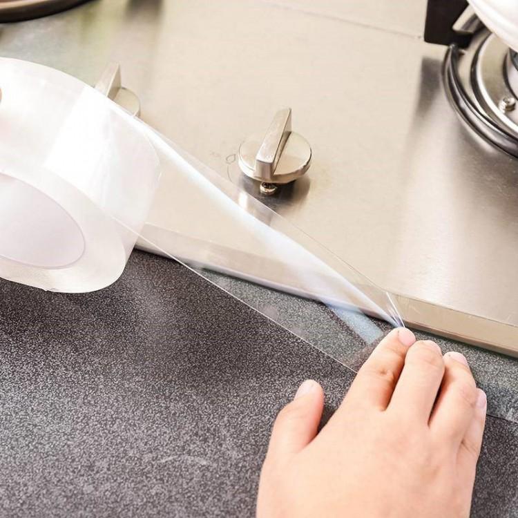 Cuộn Keo Trong Suốt Dài 5m Chuyên Dán Chống Thấm Nhà Bếp
