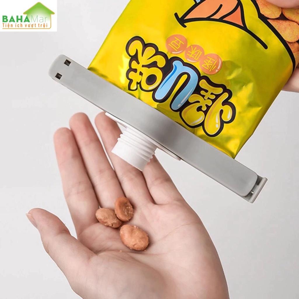 KẸP HÀN KÍN MIỆNG TÚI CÓ VÒI XẢ BẢO QUẢN ĐỒ ĂN - CHỐNG ẨM THỰC PHẨM KHÔ Lý tưởng cho việc tái niêm phong